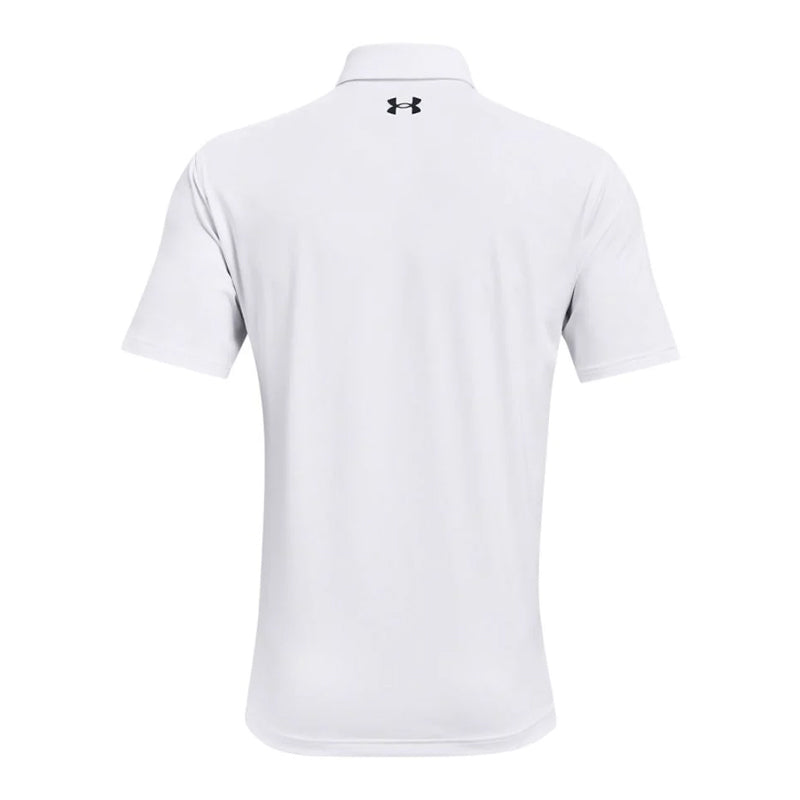 UNDER ARMOUR Tee-2-Green Men's Polo (White/Grey)