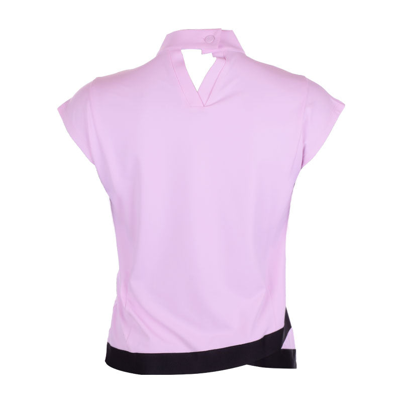 LE COQ SPORTIF GOLF Korean Series High Neck Women's Polo (Pink)