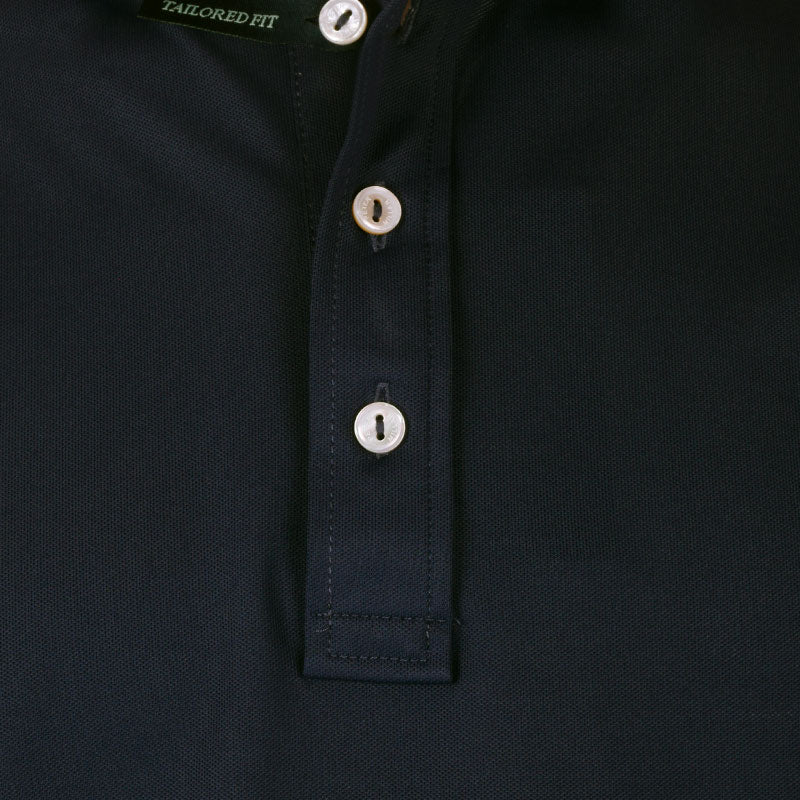 PETER MILLAR Soul Performance Mesh Men's Polo (Black)