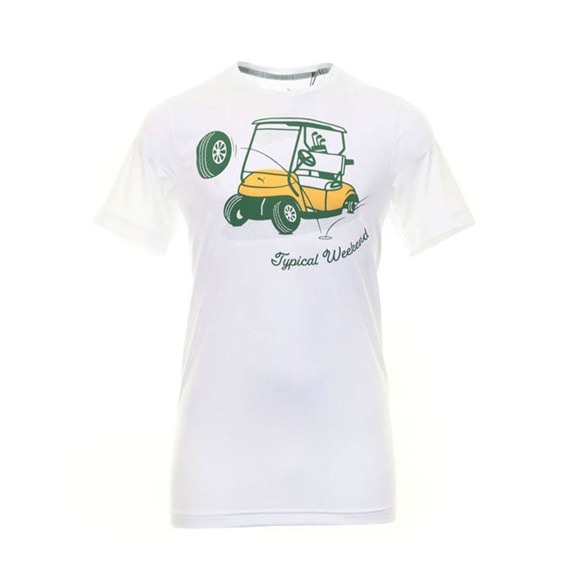 PUMA Typical Weekend Men's T-Shirt (Bright White)