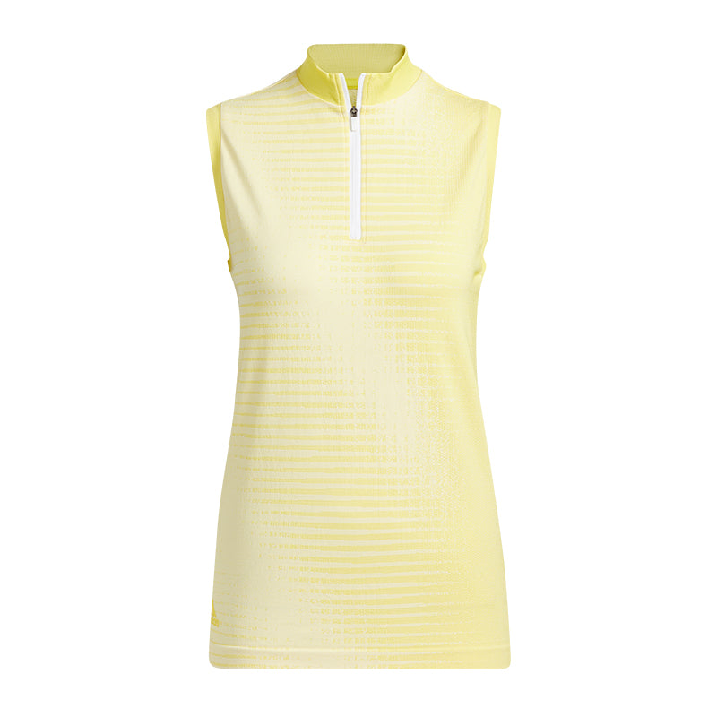 ADIDAS Statement Women's Sleeveless Polo (Yellow)