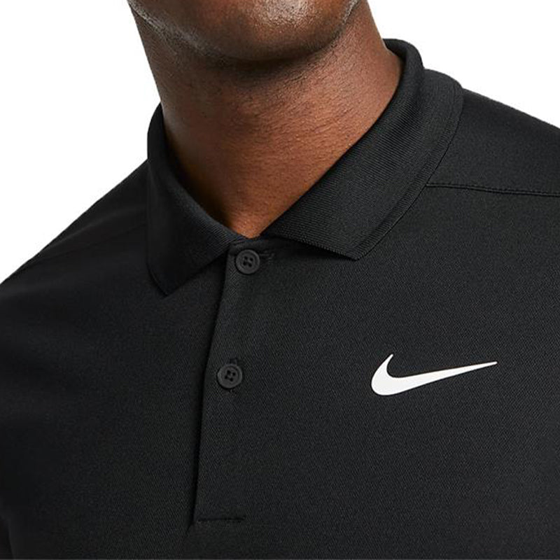 NIKE Dri-Fit Victory Solid Men's Polo (Black)