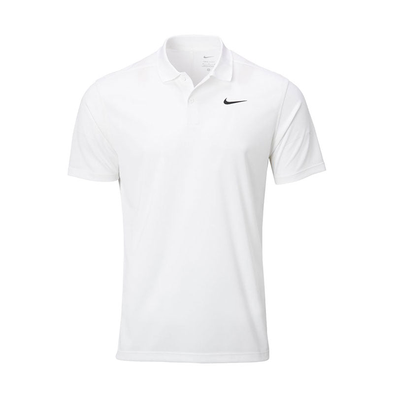 NIKE Dri-Fit Victory Solid Men's Polo (White)