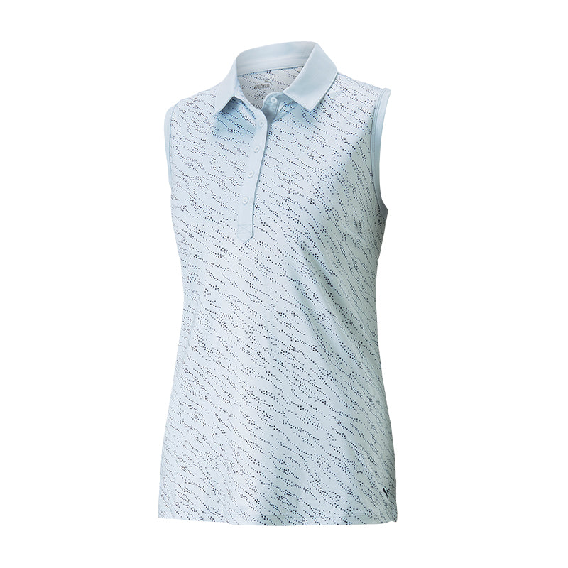 PUMA CLOUDSPUN Water Women's Polo (Lucite/Navy)