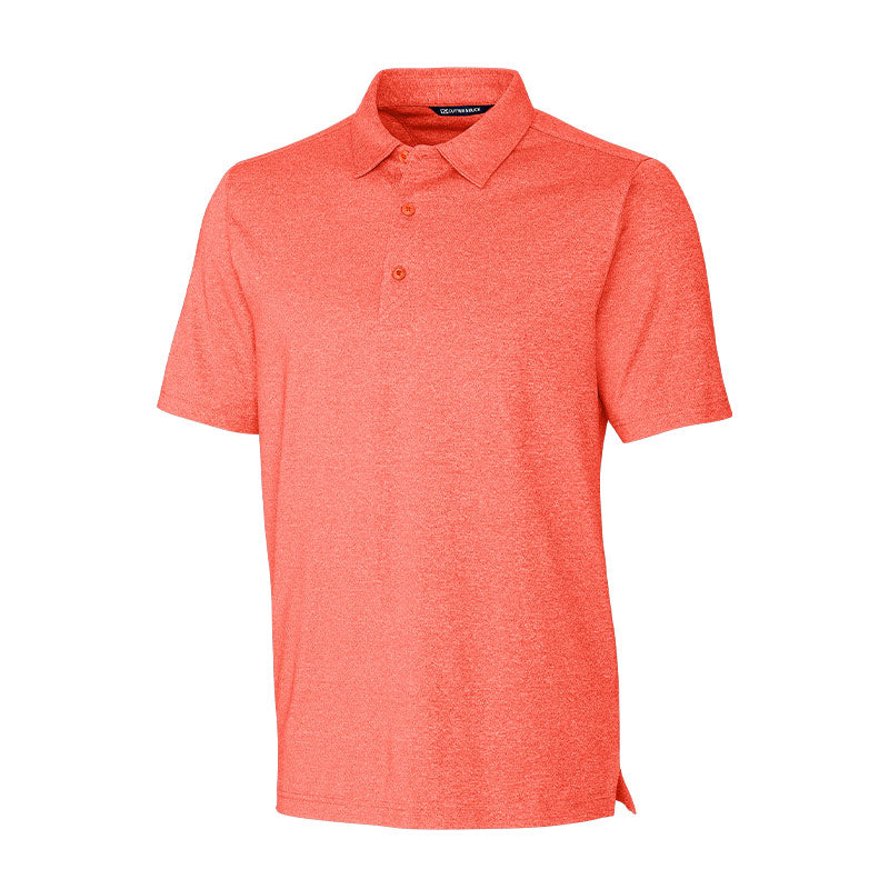 CUTTER & BUCK Forged Heather Men's Polo (College Orange Heather)
