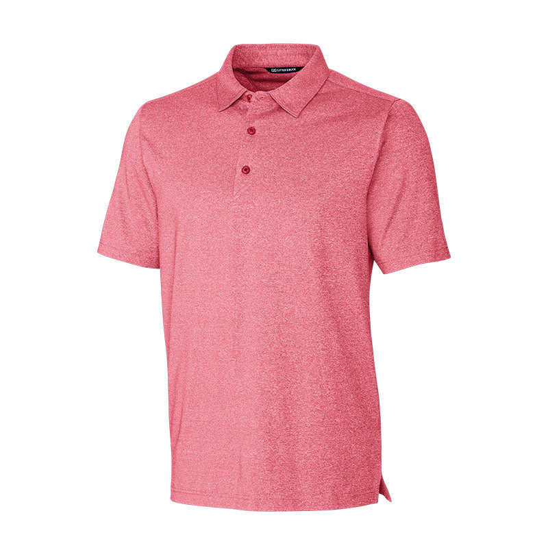 CUTTER & BUCK Forged Heather Men's Polo (Cardinal Red Heather)