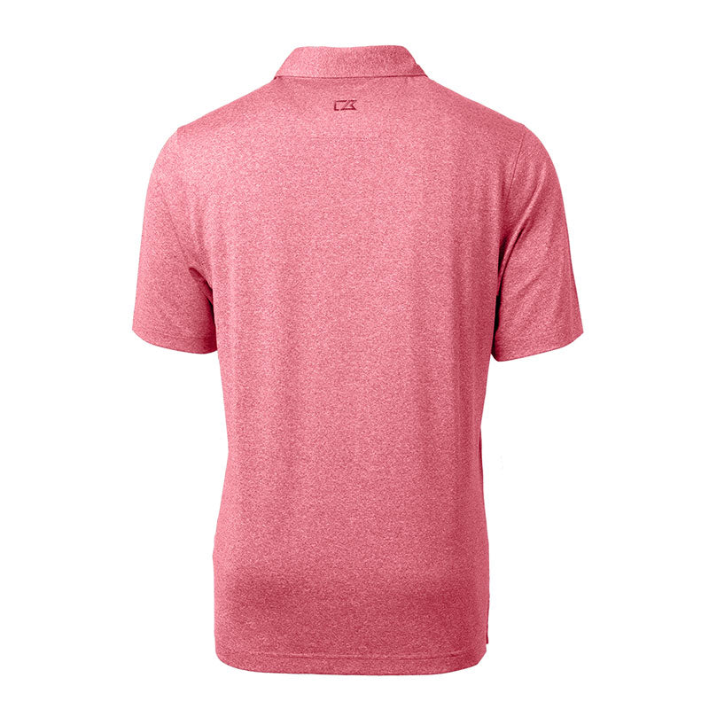 CUTTER & BUCK Forged Heather Men's Polo (Cardinal Red Heather)