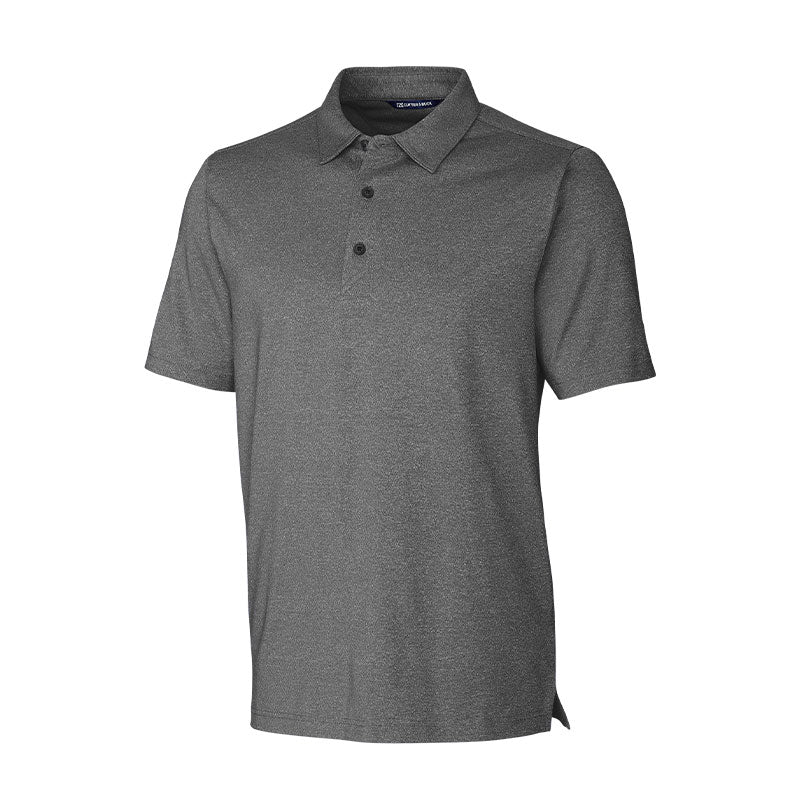 CUTTER & BUCK Forged Heather Men's Polo (Charcoal Heather)