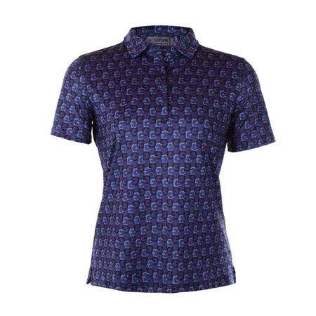 GFORE All Over G Print Women's Polo (Twilight)