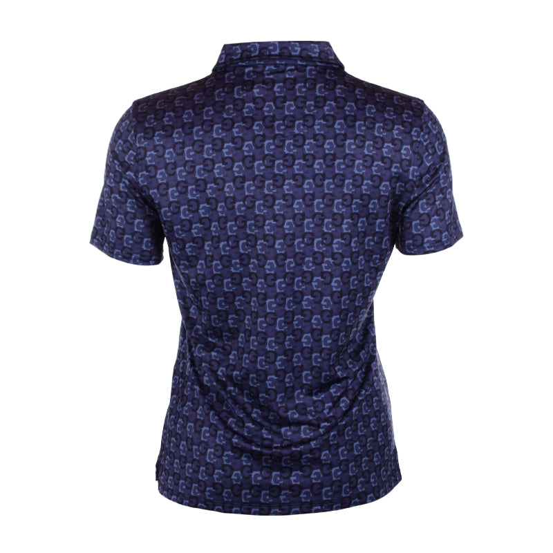 GFORE All Over G Print Women's Polo (Twilight)