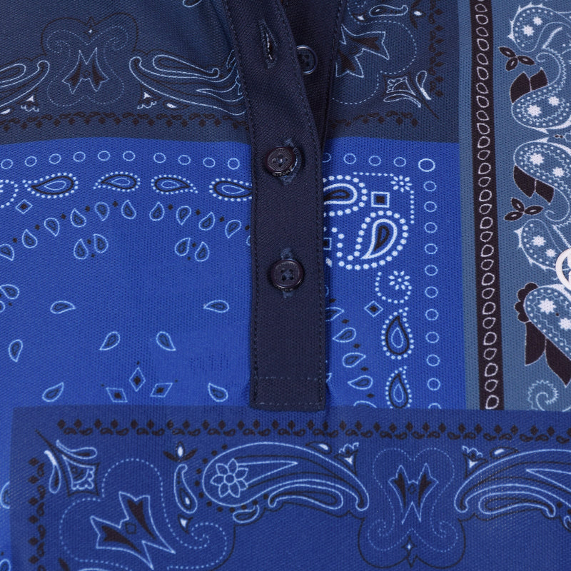 GFORE Bandana Print Pique Women's Polo (Twilight)