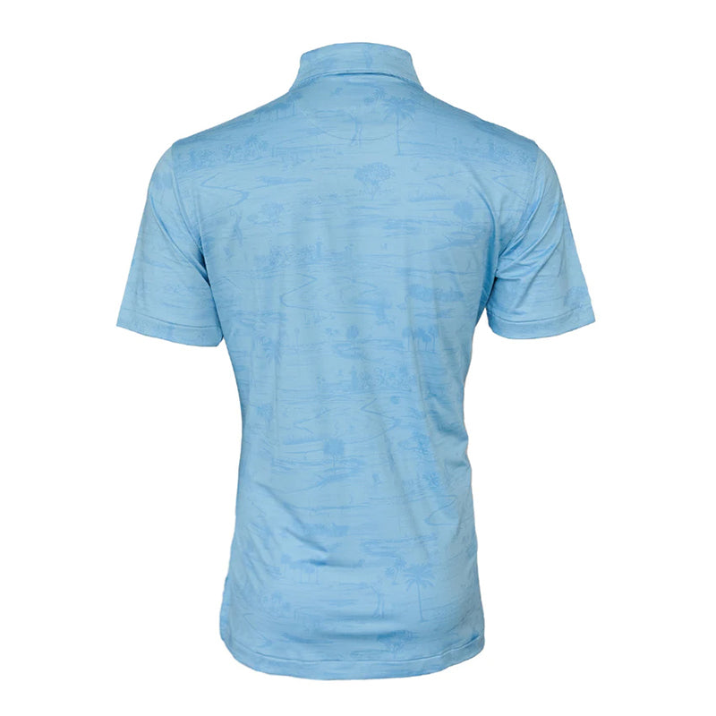 PETER MILLAR Country Performance Men's Polo (Cottage Blue)