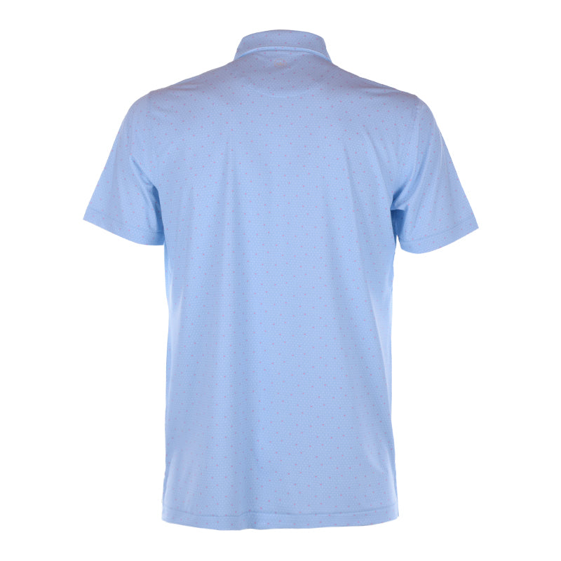 PETER MILLAR Speakeasy Jersey Men's Polo (Blue Frost)