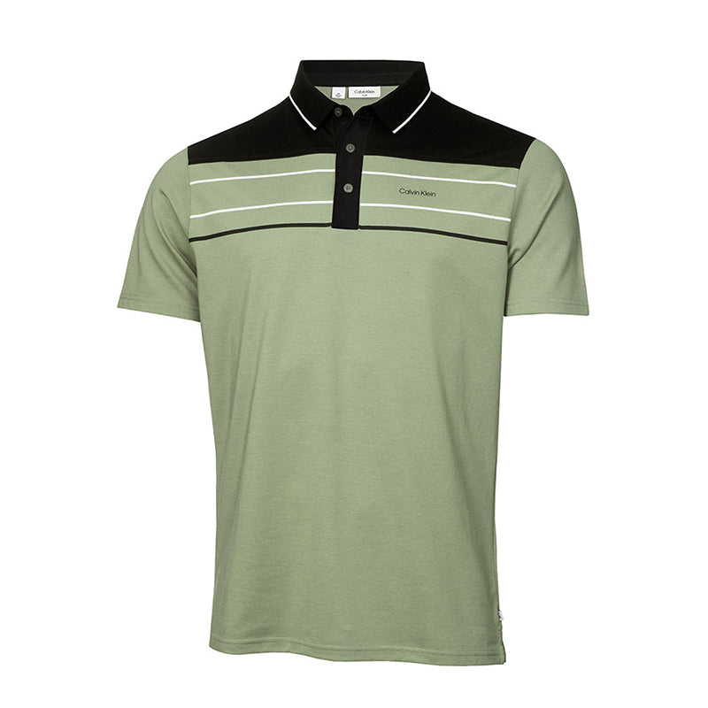 CALVIN KLEIN Blackwater Men's Polo (Cameo Green)