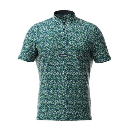 TAYLORMADE Band Collar Men's Polo (Green)