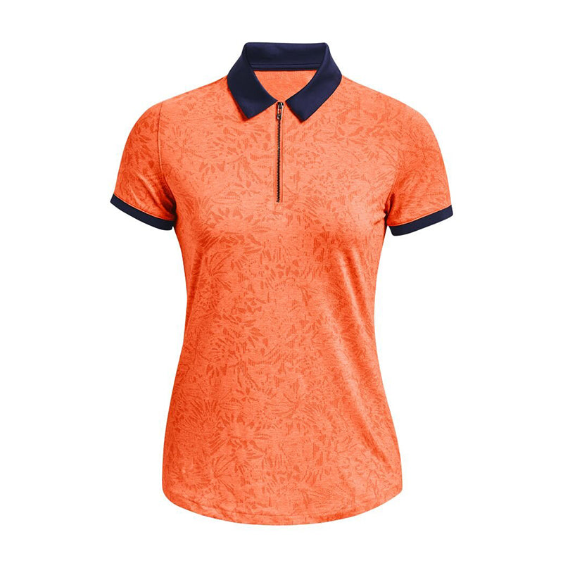 UNDER ARMOUR Playoff Wild Fields Women's Polo (Orange Blast)