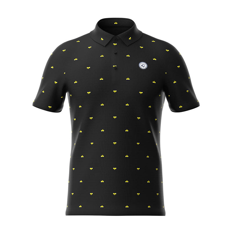 TAYLORMADE T-Ice Taxi Icon Men's Polo (Black)