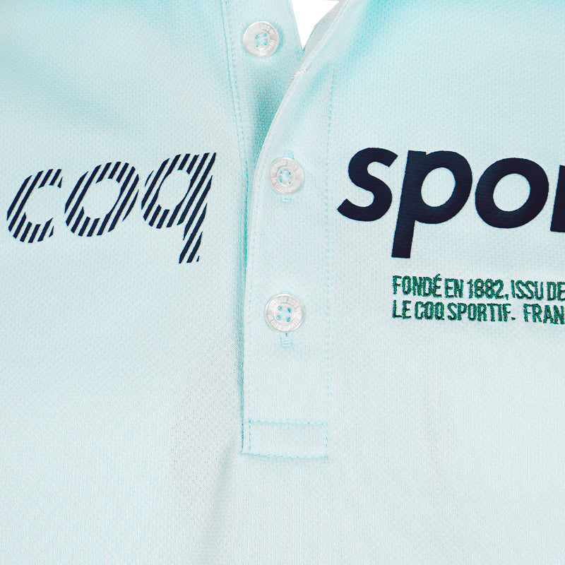 LE COQ SPORTIF GOLF EXcDRY Logo Men's Polo (Emerald)