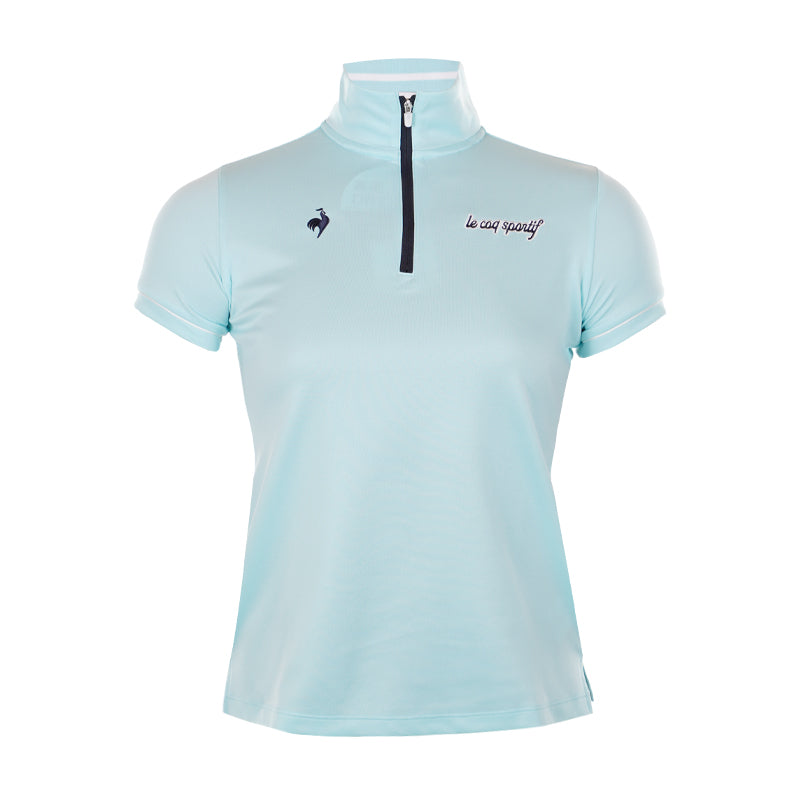 LE COQ SPORTIF GOLF EXcDRY Half Zip Women's Polo (Emerald)