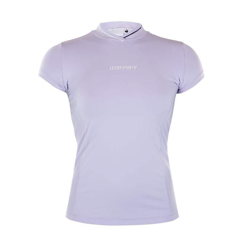 LE COQ SPORTIF GOLF Rijoume Variable Women's Mock Shirt (Purple)