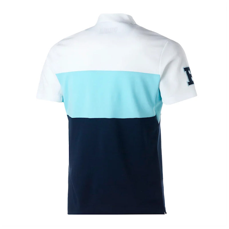 PUMA Blocking Mock Men's Shirt (White/Blue)