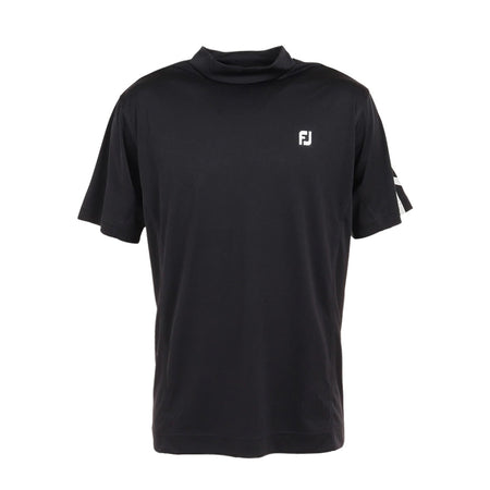 FOOTJOY Japan Graphic Men's Mock Neck Shirt (Black)