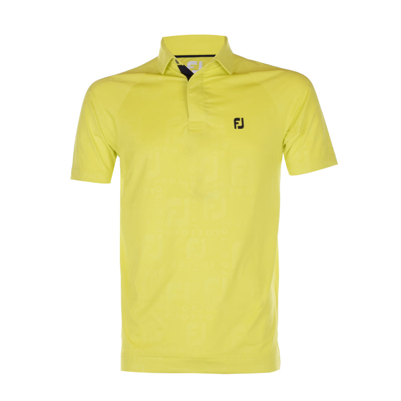 FOOTJOY Japan Deboss Men's FJ Polo (Yellow)