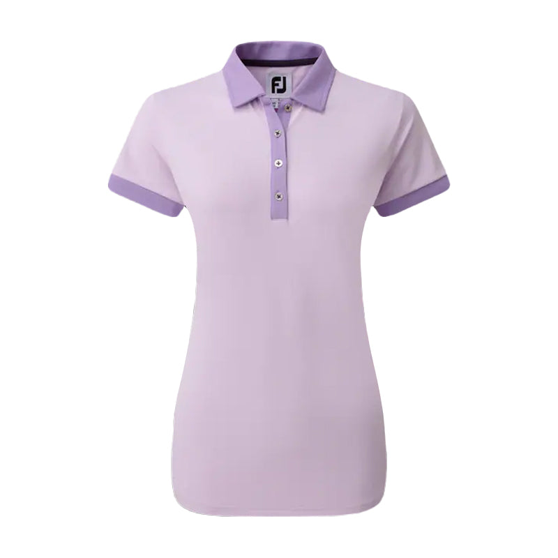 FOOTJOY Color Block Women's Polo (Purple Cloud)