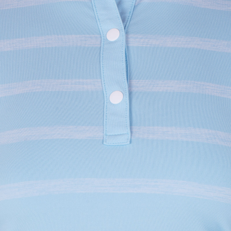 FOOTJOY Spacedye Stripe Women's Polo (Blue)