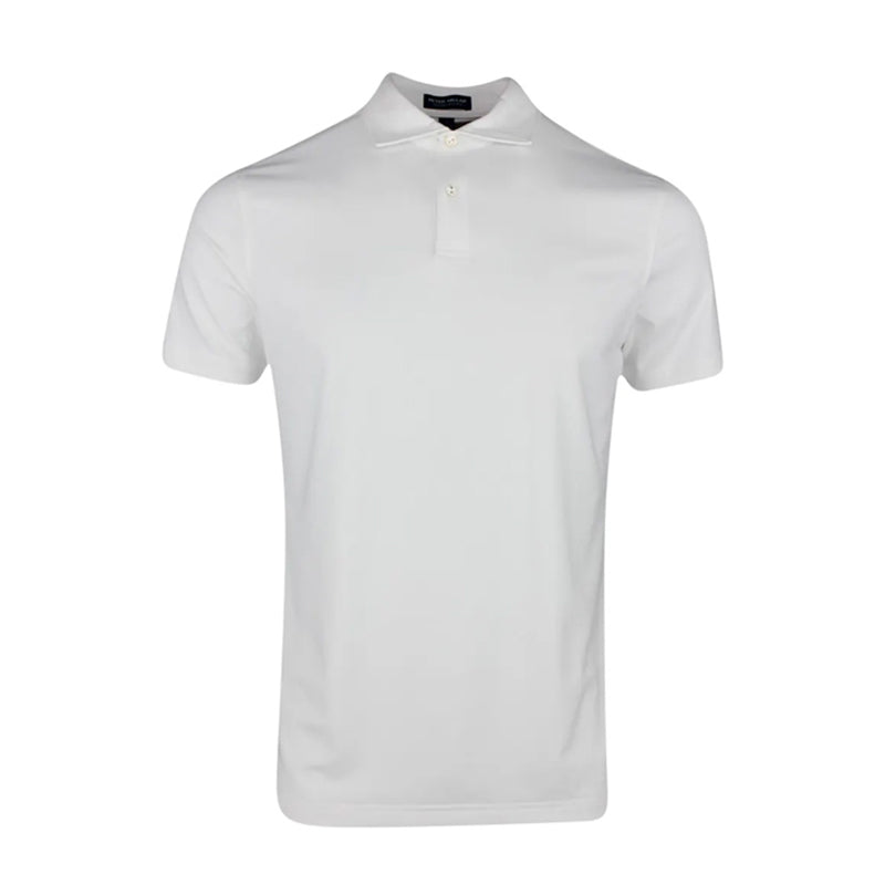 PETER MILLAR Solid Performance Men's Polo (White)