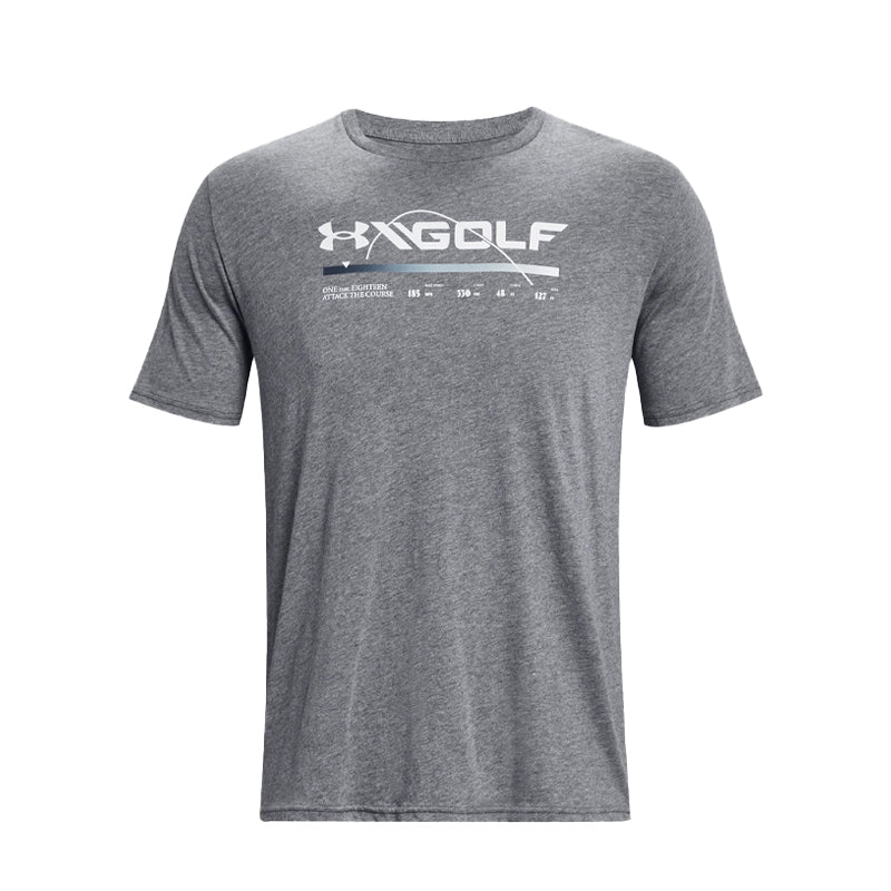 UNDER ARMOUR Golf Swing Bar Men's Shirt (Downpour Grey)