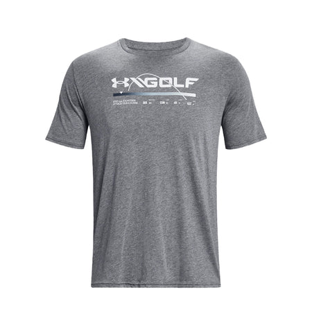 UNDER ARMOUR Golf Swing Bar Men's Shirt (Downpour Grey)