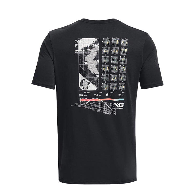 UNDER ARMOUR Golf Map Men's Shirt (Black)