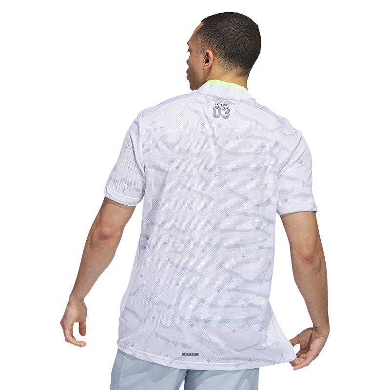 ADIDAS HEAT.RDY Men's Polo (White)