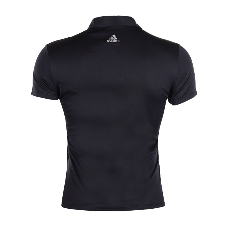 ADIDAS 3-Striped Basic Women's Polo (Black)