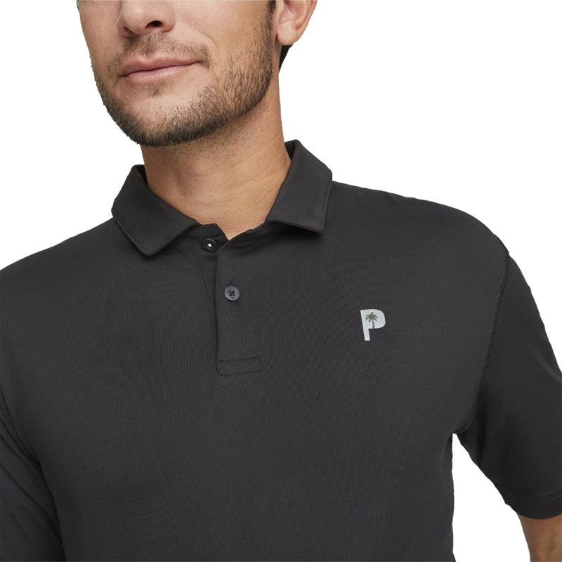 PUMA Palm Tree Crew Men's Polo (Black)
