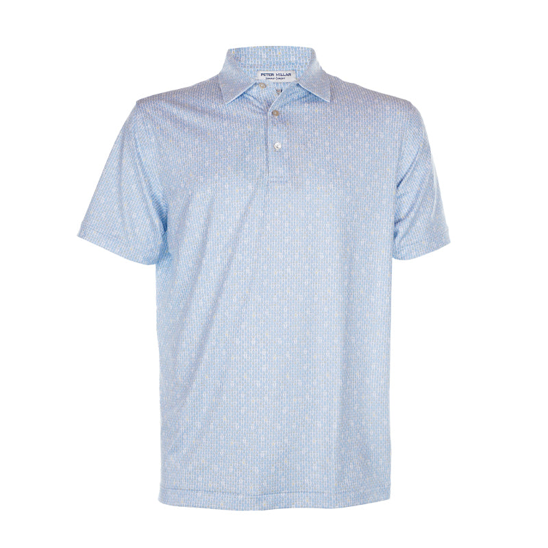 PETER MILLAR Performance Jersey Men's Polo (White)