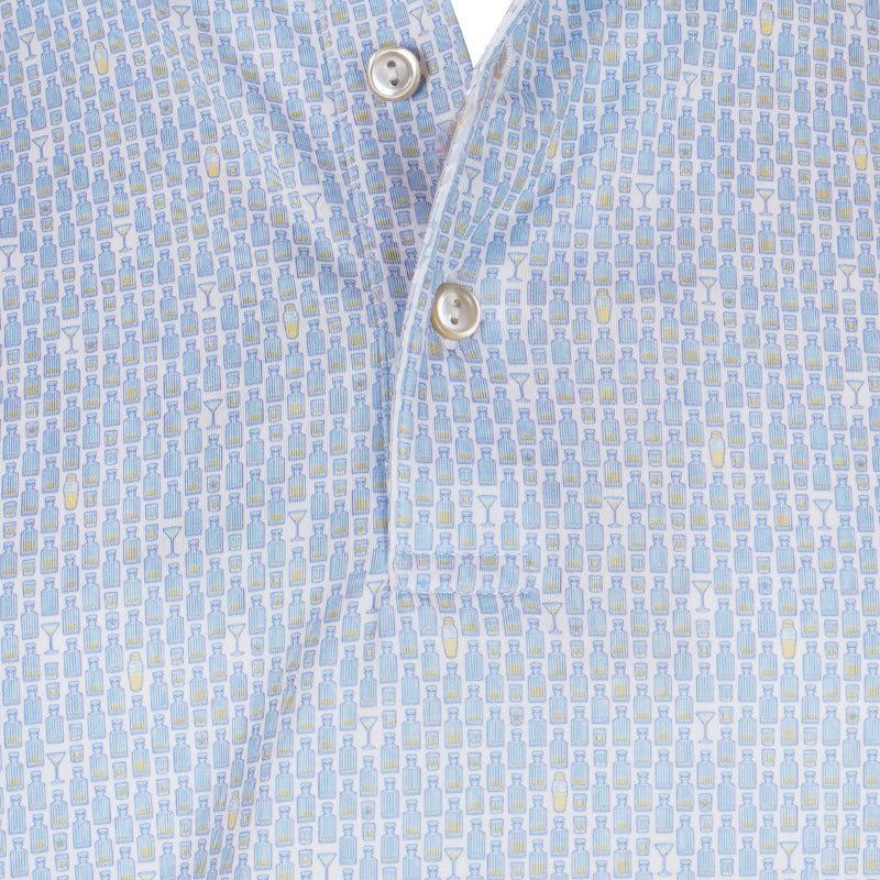 PETER MILLAR Performance Jersey Men's Polo (White)