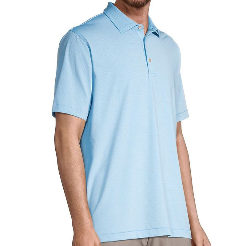 PETER MILLAR Junilee Performance Jersey Men's Polo (Rainfall)