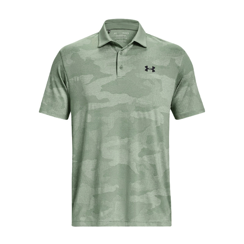 UNDER ARMOUR Playoff Camo Jacquard Men's Polo (Grove Green)