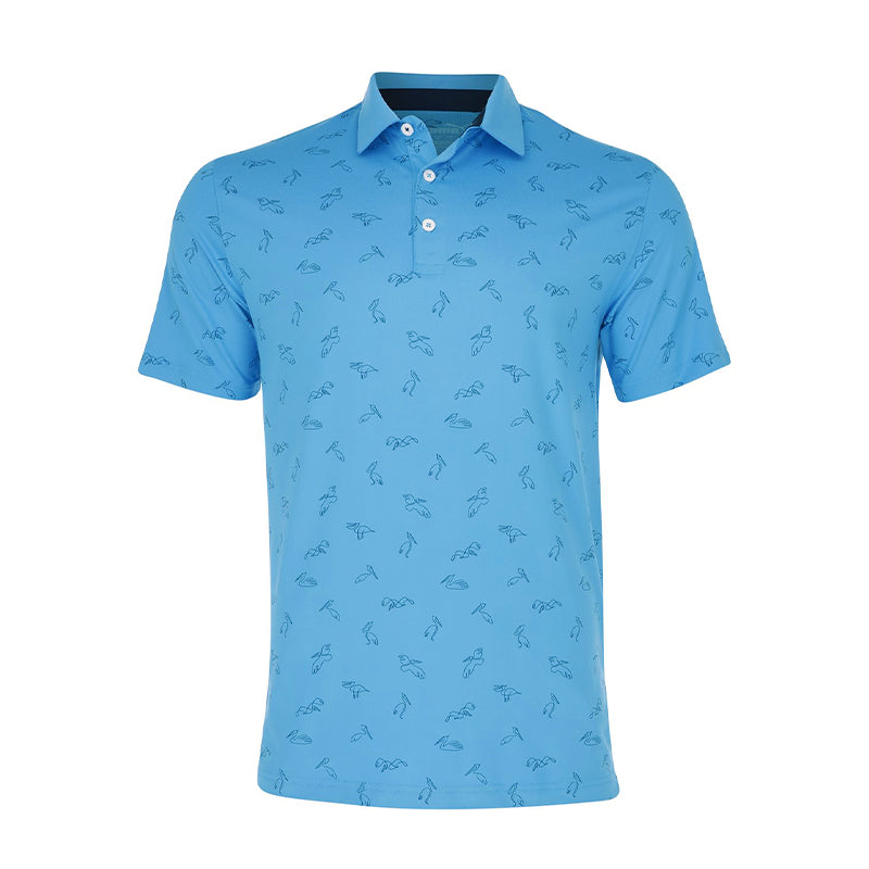 PUMA Cloudspun Echo Men's Polo (Regal Blue/Navy)