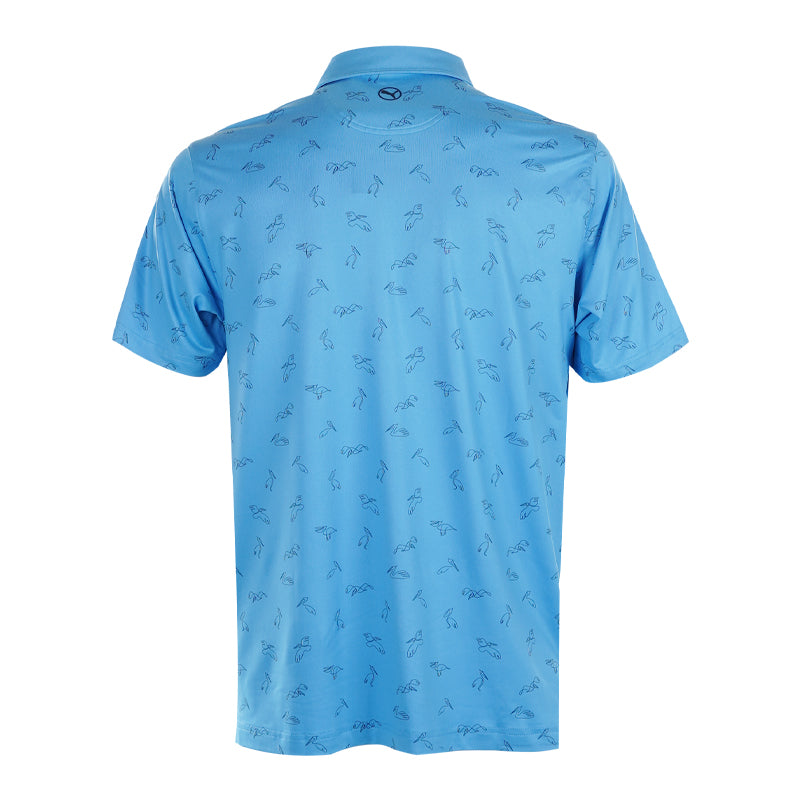 PUMA Cloudspun Echo Men's Polo (Regal Blue/Navy)