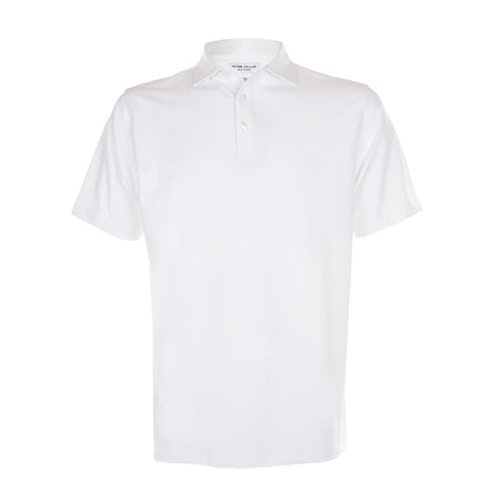 PETER MILLAR Performance Jersey Men's Polo (White)