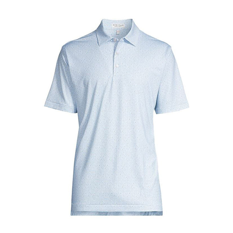 PETER MILLAR Ranch Water Performance Men's Polo (White)