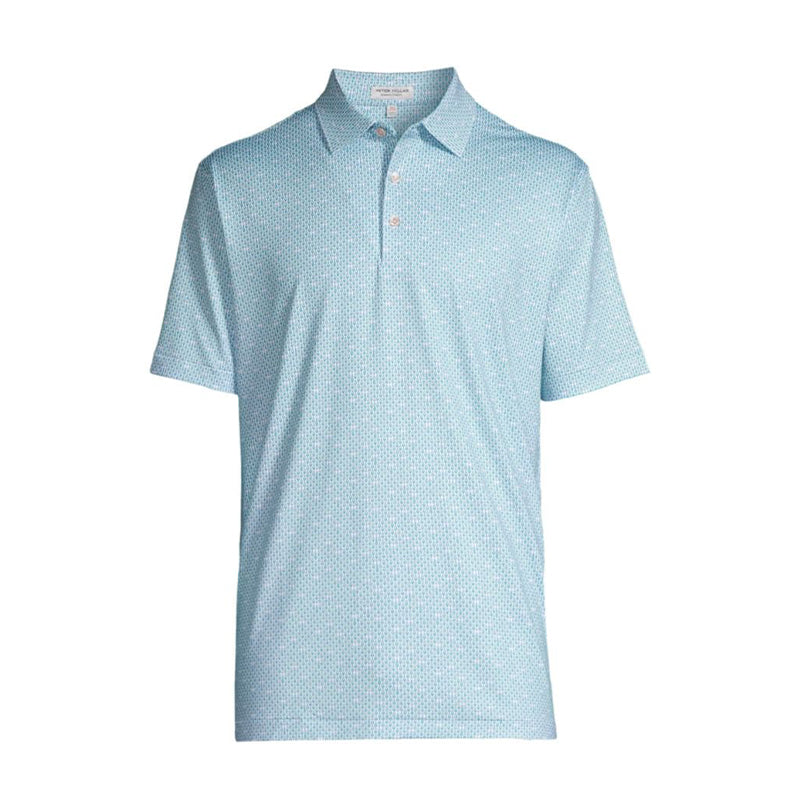 PETER MILLAR The Man's Manhattan Men's Polo (White)