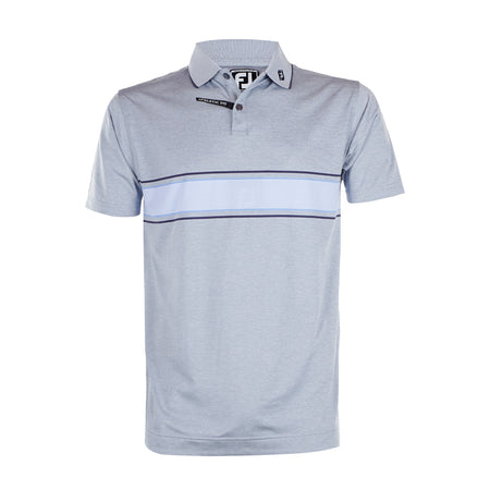 FOOTJOY FootJoy Striped Lisle Men's Polo (Heather Grey)