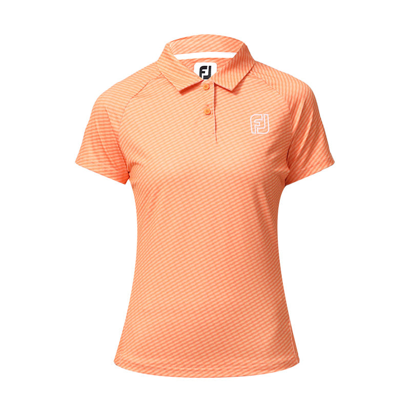 FOOTJOY Japan Women's Short Sleeve Polo (Orange)
