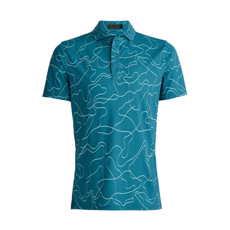 GFORE Pencil Tech Pique Men's Polo (Monsoon)