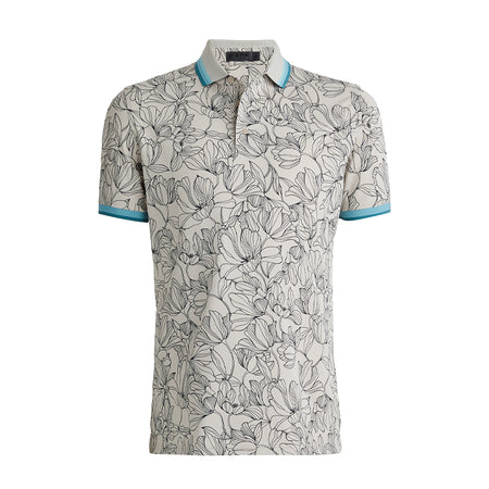 GFORE Outline Pique Men's Polo (Stone)
