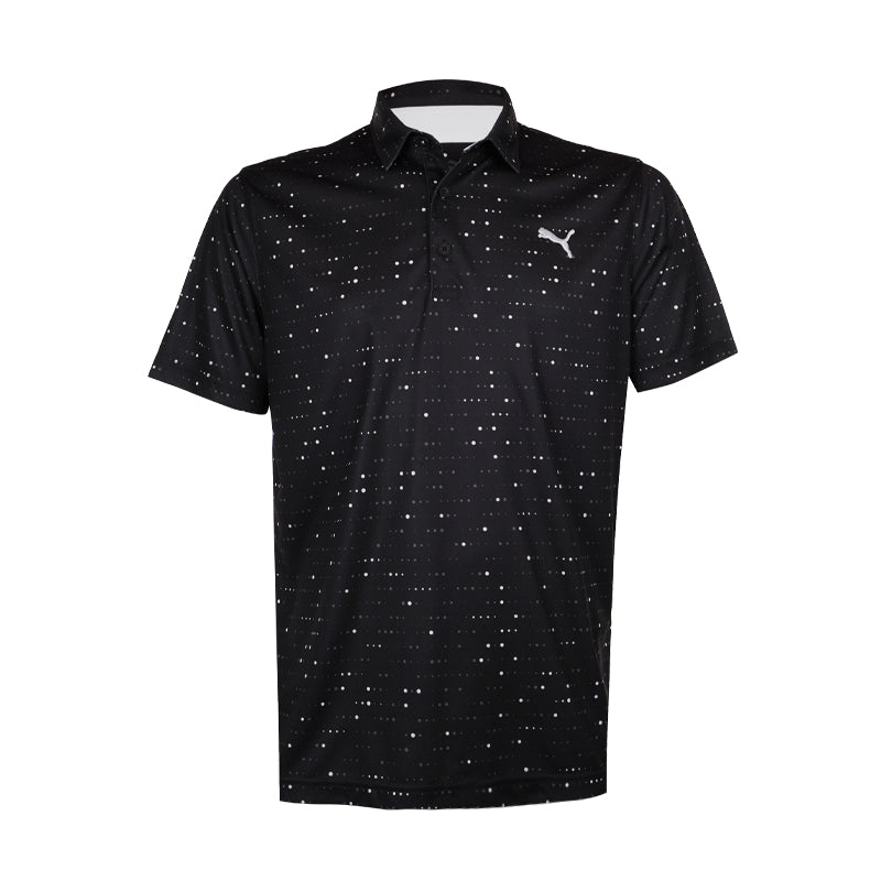 PUMA Keys Men's Polo (Black/White Glow)